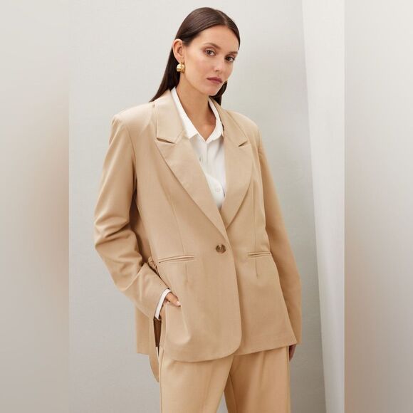 Great Jones Tan Blazer L NWT in packaging - Picture 1 of 10